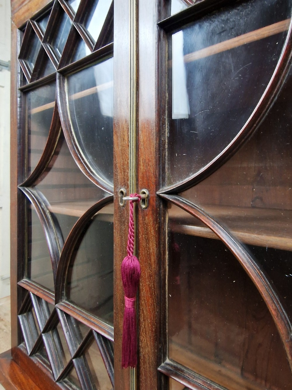 Wall Hanging Bookcase Cabinet - Georgian (1714 to 1837) View II