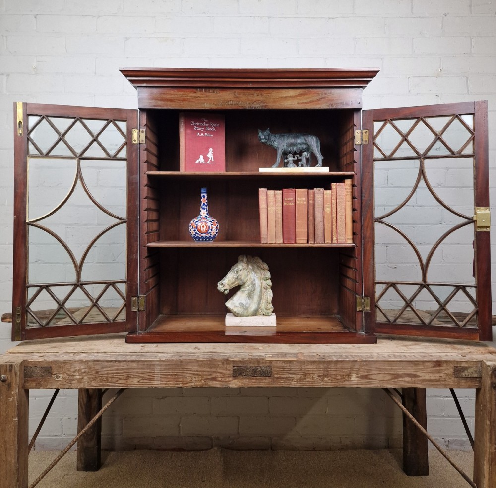 Wall Hanging Bookcase Cabinet - Georgian (1714 to 1837) View III