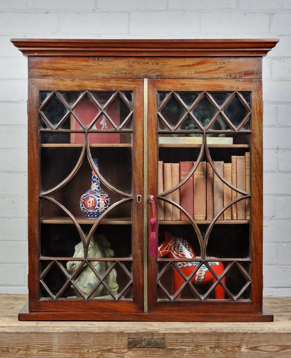 Wall Hanging Bookcase Cabinet - Georgian (1714 to 1837)