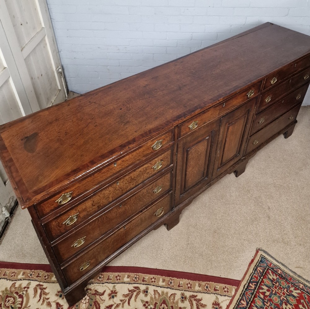 Antique Oak Dresser - George III (Circa 1800). View IV