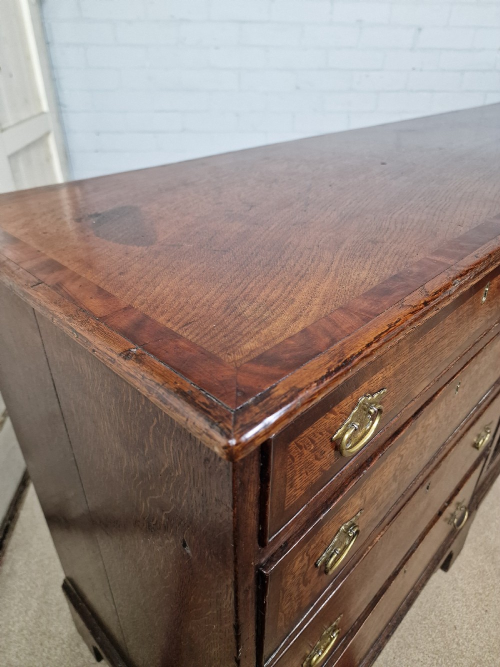 Antique Oak Dresser - George III (Circa 1800). View V