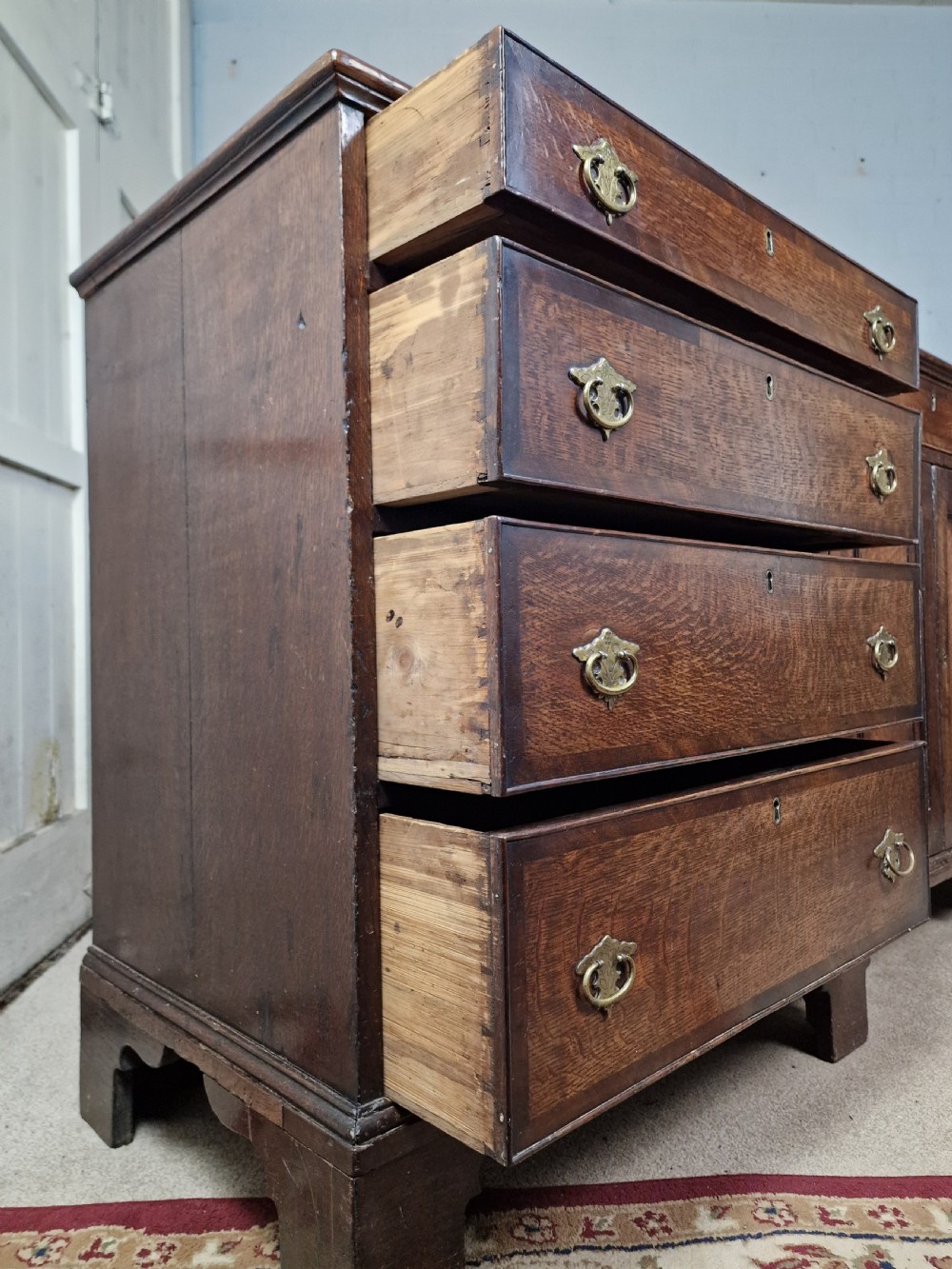 Antique Oak Dresser - George III (Circa 1800). View VI