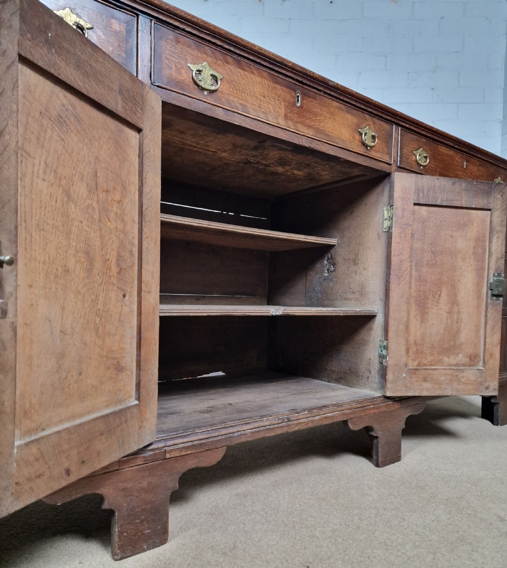 Antique Oak Dresser - George III (Circa 1800). View IX