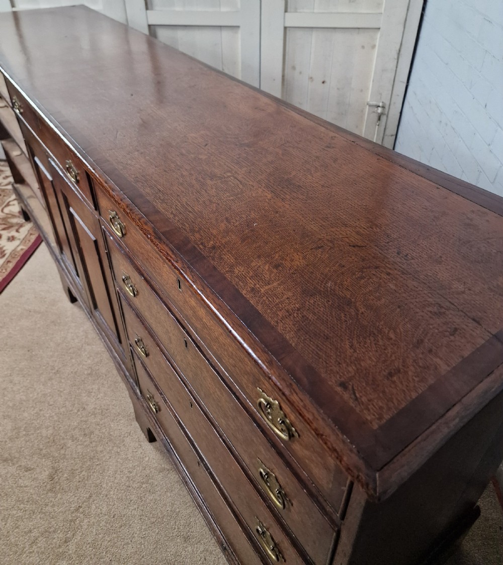Antique Oak Dresser - George III (Circa 1800). View XI