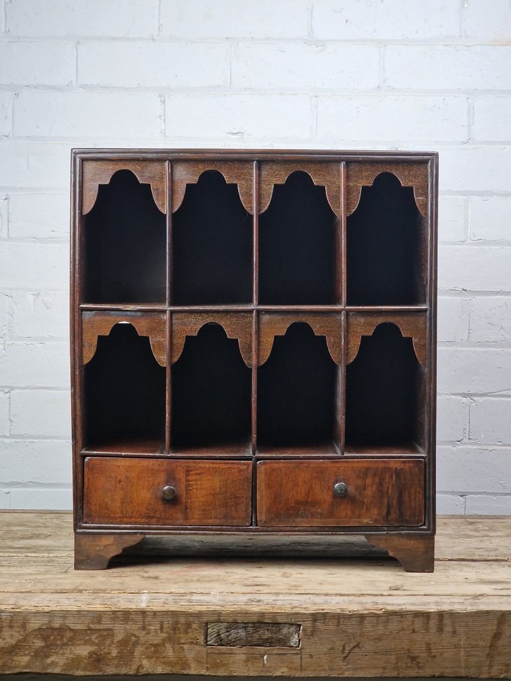 A Small George II Walnut Cabinet - Mid 18th Century View VIII