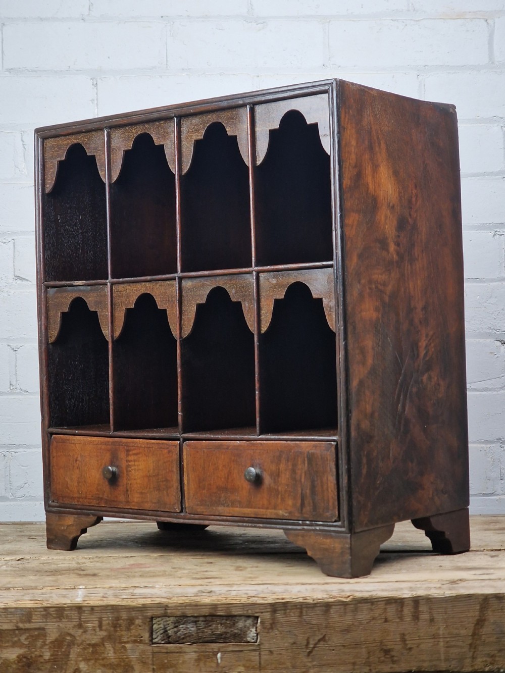 A Small George II Walnut Cabinet - Mid 18th Century View II