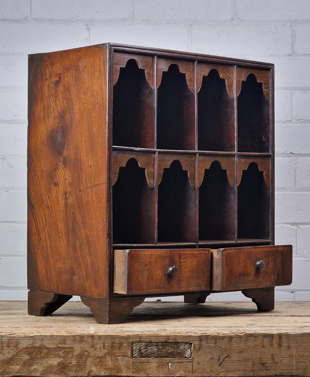 A Small George II Walnut Cabinet - Mid 18th Century View IV