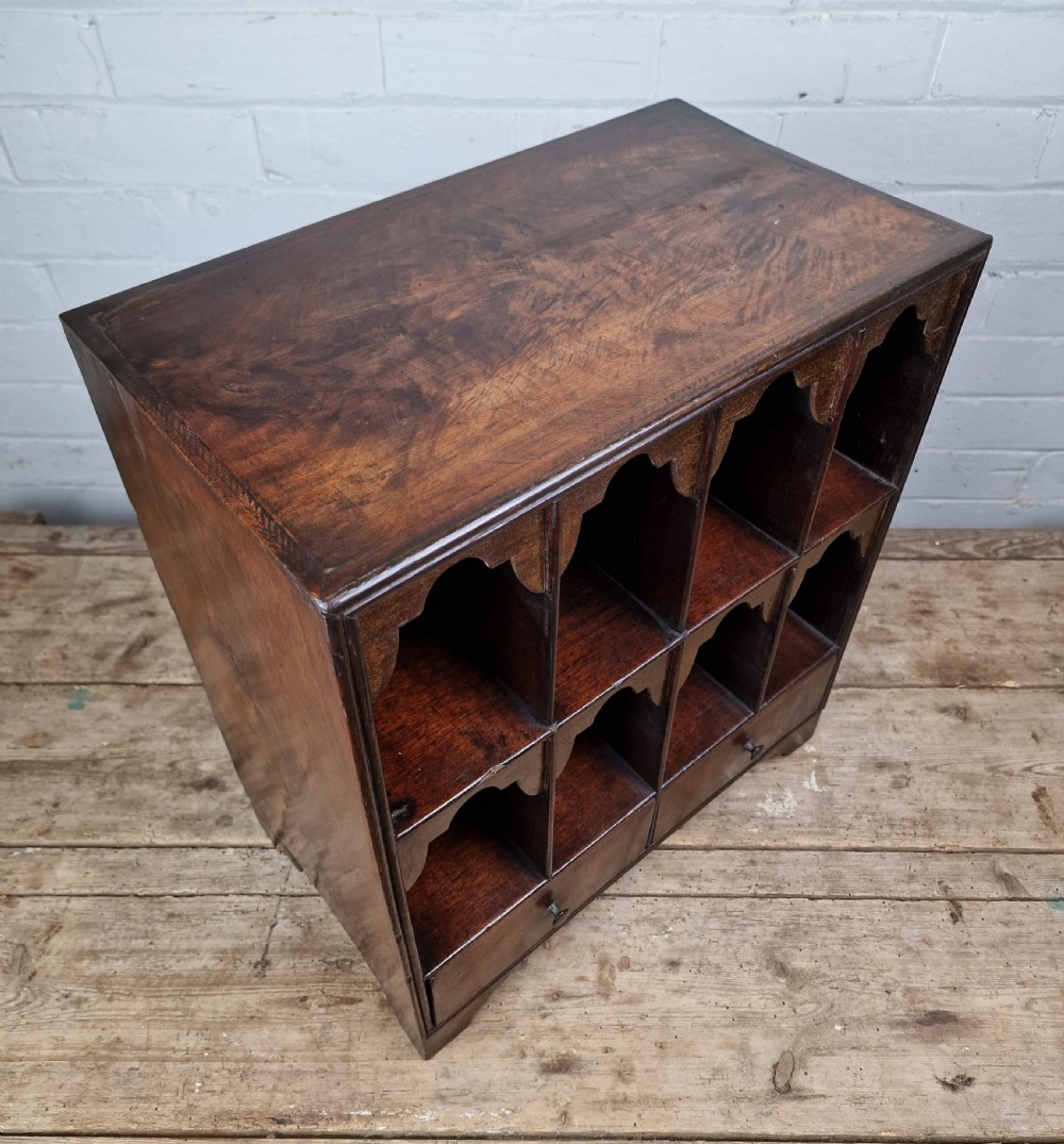 A Small George II Walnut Cabinet - Mid 18th Century View V