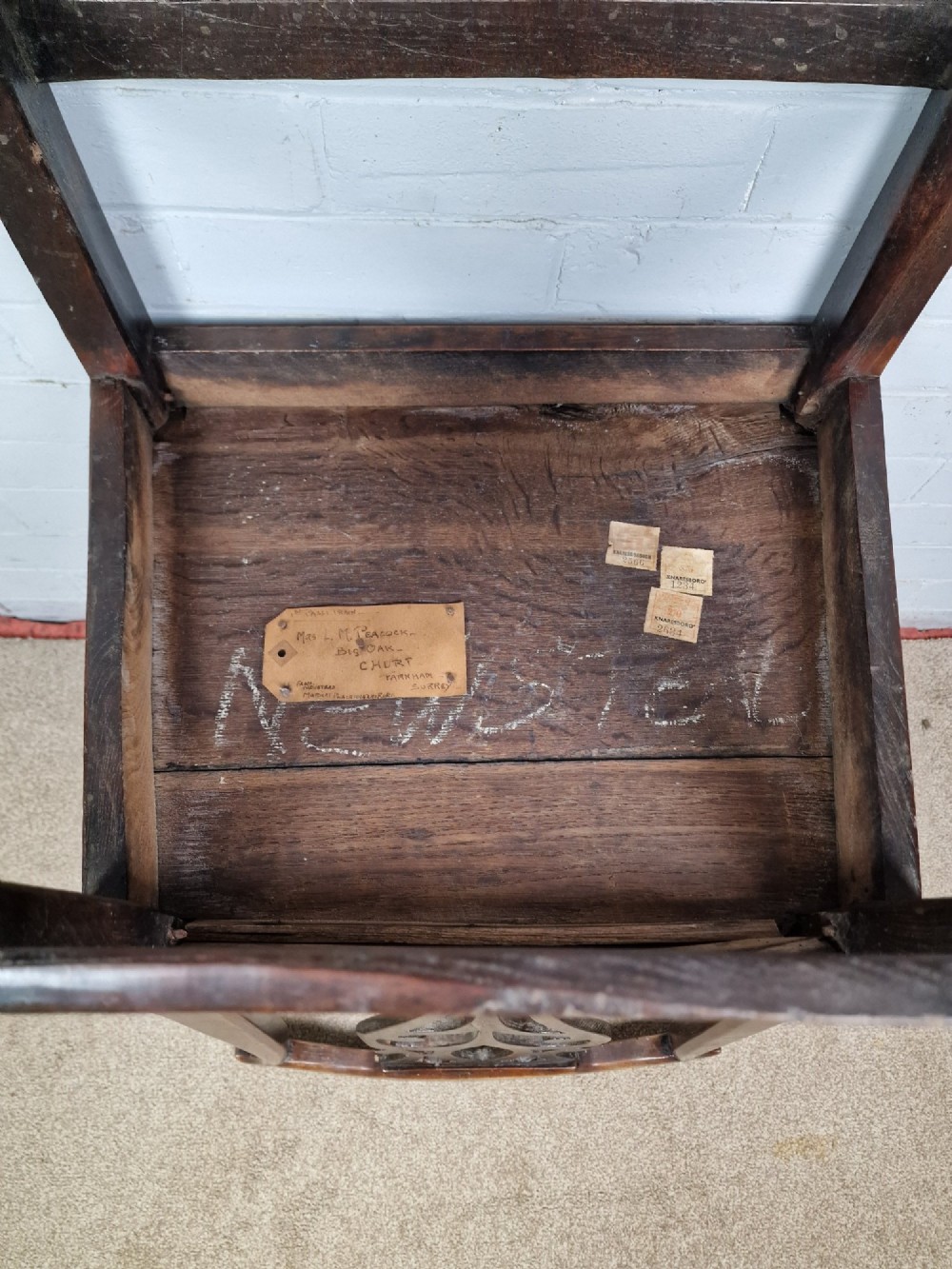 Antique Georgian Oak Country Chair View VI