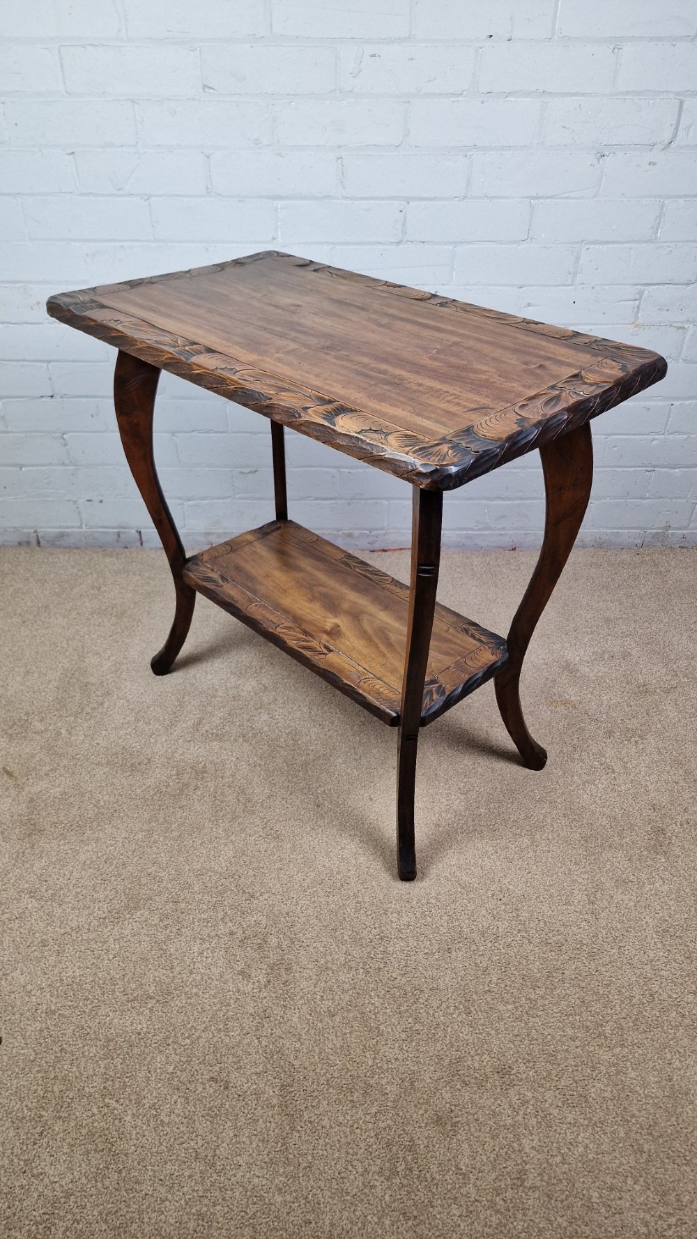 Arts & Crafts Period Japanese 'Nikko Bori' Carved Table - Circa 1900