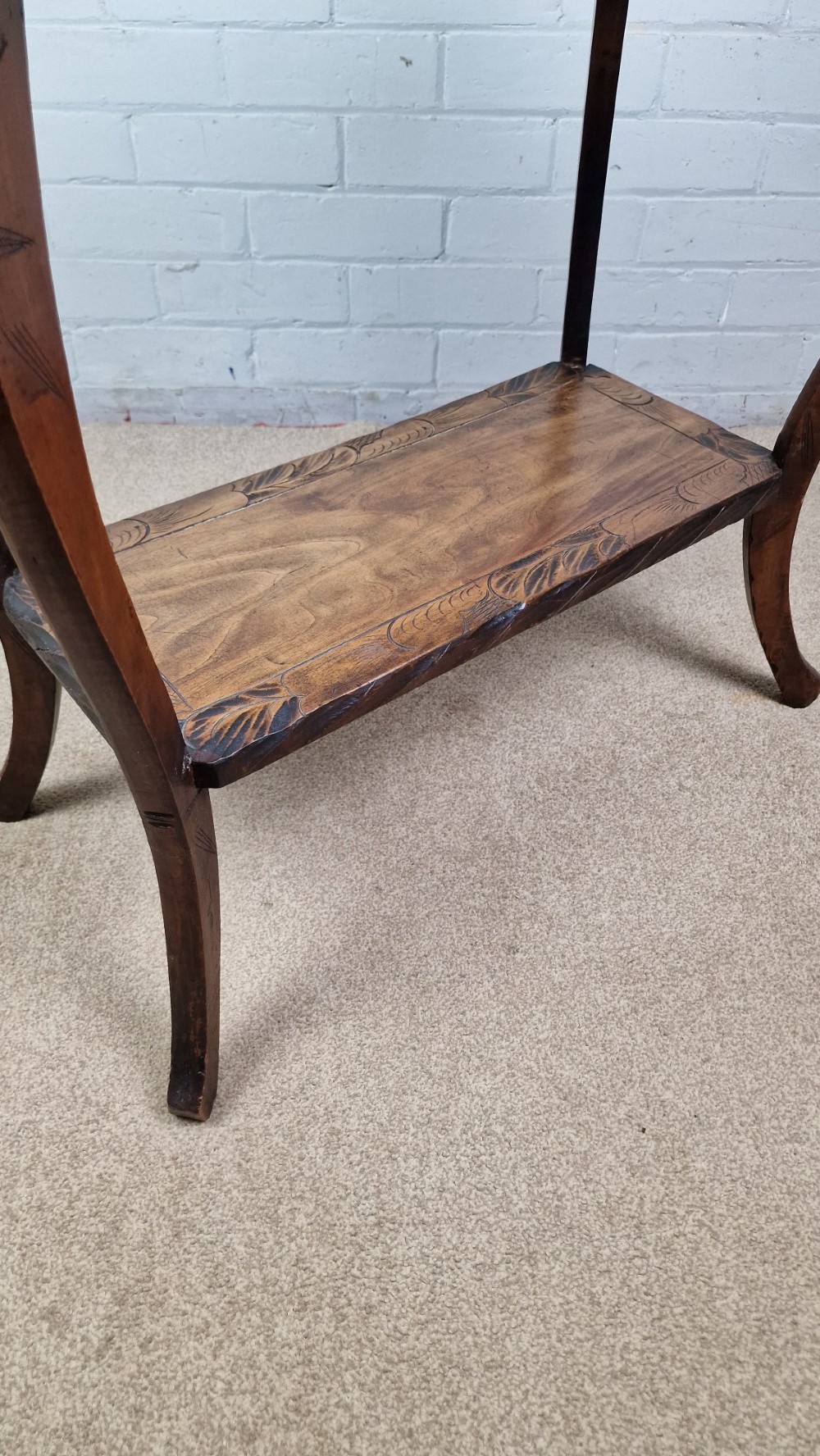 Arts & Crafts Period Japanese 'Nikko Bori' Carved Table - Circa 1900 View VI