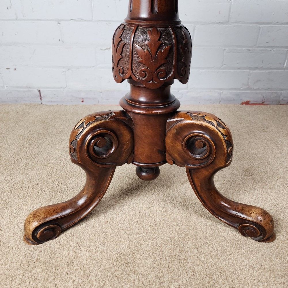 Victorian Mahogany Stool by JAS Shoolbred & Co. View V