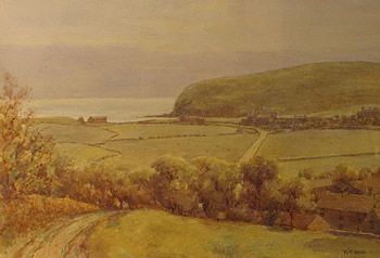 R.cecil Reid St. Bees Cumbria Watercolour