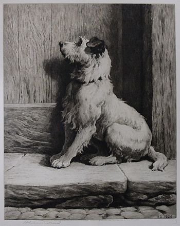 Herbert Dicksee "The Prodigal" Etching