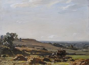 Arthur Friedenson "Bracken Gathering" Oil on Panel