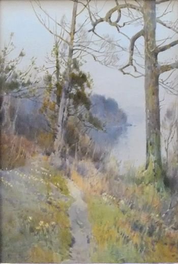 Arthur Tucker "Rayrigg, Windermere" Watercolour