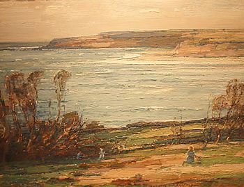 Kershaw Schofield "Runswick Bay" Oil on Canvas