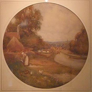 John Dobby Walker "Burford, Oxon" Watercolour