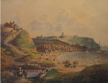 Francis Nicholson "Scarborough, Yorkshire" Watercolour