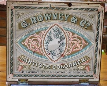fig 1. Rowney Artists Watercolour Paint box