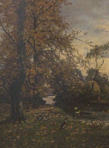 William Greaves "Thornton Dale, Yorkshire" Landscape Oil on Canvas