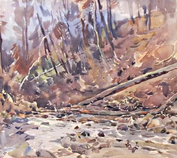 Fred Lawson "Wensleydale" Yorkshire Watercolour