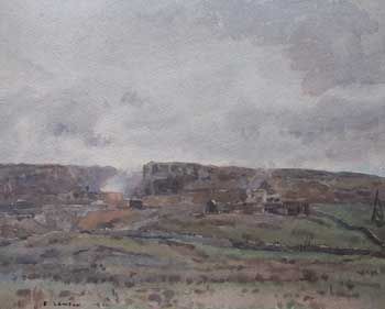 Fred Lawson "Redmire Quarry" Watercolour