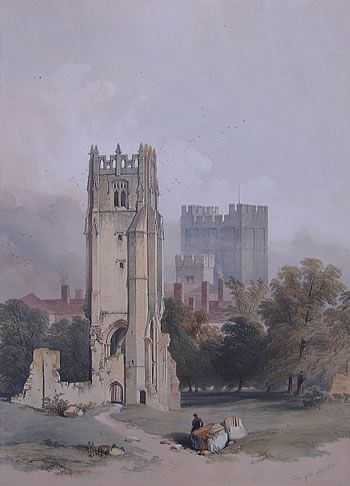 William Richardson "Richmond" Yorkshire, Old Lithograph 1850