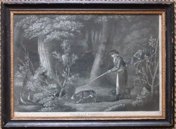 fig 1. Fine set of four SHOOTING PRINTS dated 1797