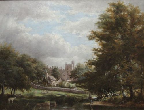 William Greaves "Haddon Hall" Oil Painting