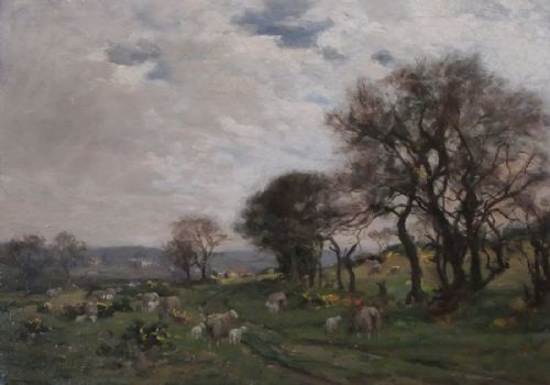 William Greaves (Yorkshire) Landscape Oil Painting