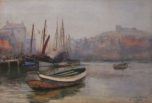 James Aitken "Whitby" Watercolour