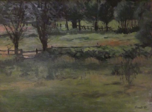 Gerald French "Pastoral" Oil Painting