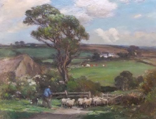 Owen Bowen "To Summer Pastures" Oil Painting