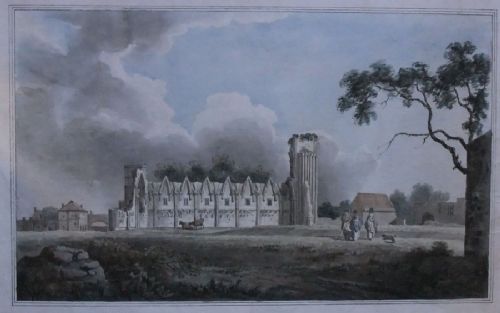 St. Mary's Abbey, York Watercolour