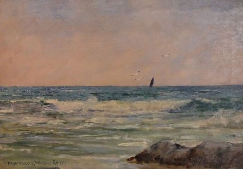 P. Macgregor Wilson Seascape Oil Painting