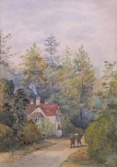 John Sowden "After the Game" Watercolour