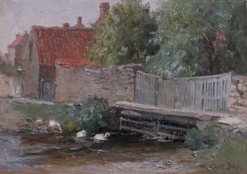 William Cave Day "Thornton Dale" Yorkshire Oil Painting