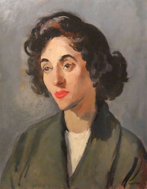 Philip Naviasky "Portrait of a Lady" Oil on Canvas