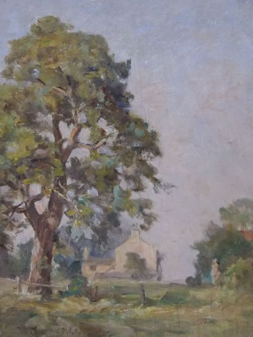 "At East Keswick" Yorkshire, Painting by William Greaves