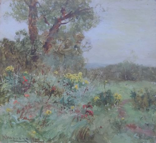 William Manners "The Corner of the Meadow" Oil Painting