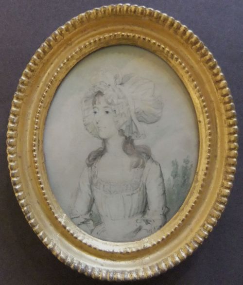 John Downman "Portrait of a Girl" Pencil and Watercolour
