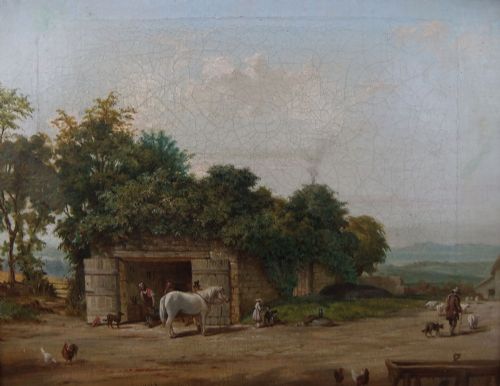James Stokeld "The Smithy, Lartington" Oil Painting