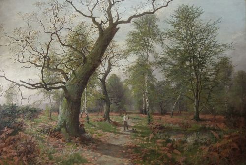 William Greaves "Springtime, Sherwood Forest" Oil Painting