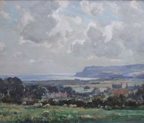 Owen Bowen Oil Painting, "Fylingthorpe, Robin Hood's Bay".