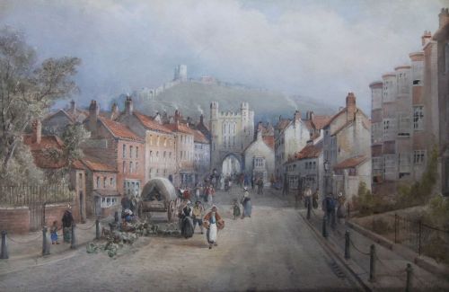 Frederick William Booty "Scarborough" Watercolour