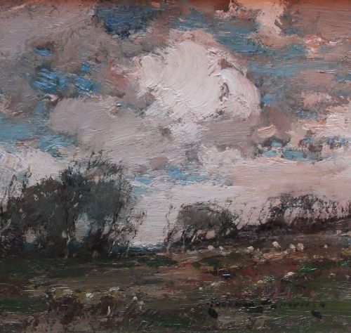 Kershaw Schofield Oil Painting "A Breezy Day"