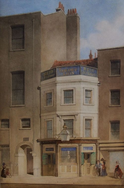 Thomas Hosmer Shepherd "The Golden Lion" Watercolour