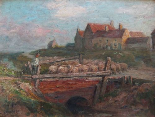 William Greaves "At Clay..., Norfolk" Oil Painting