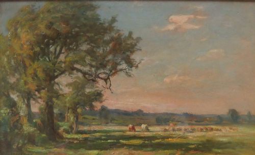 William Greaves "Evening in the Pasture" Oil Painting
